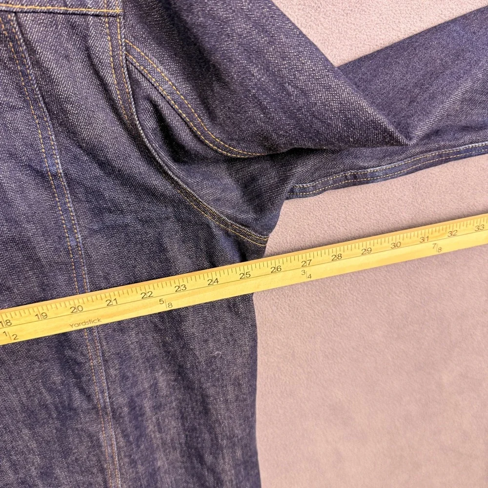 Gap 1969 Japanese Selvedge Denim Jacket Mens XXLT 2XLT Blue Raw Trucker Type 3